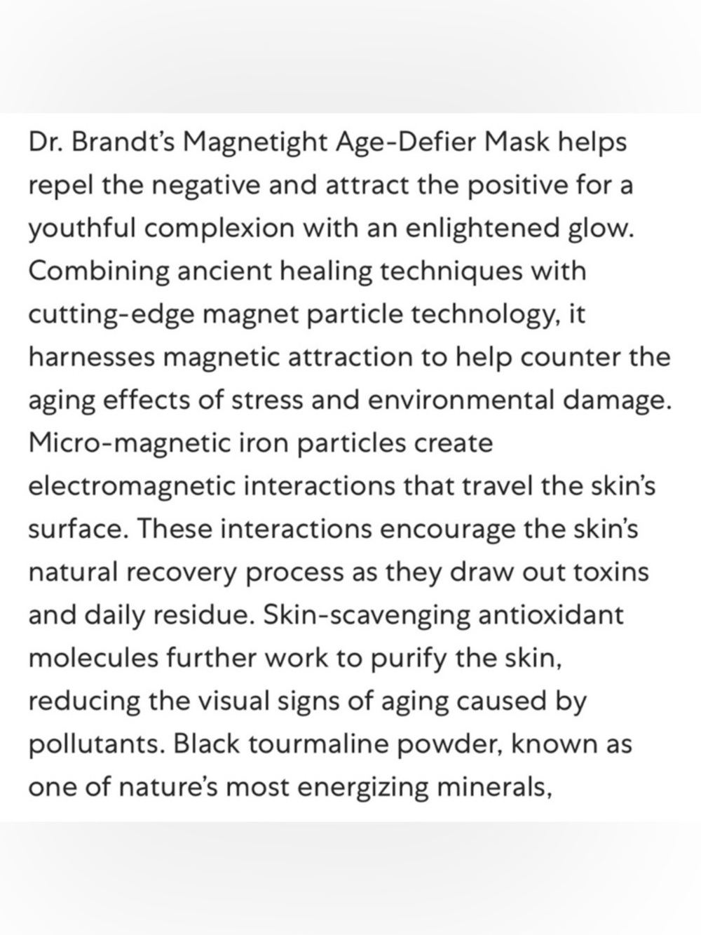 Dr Brandt Magnetight Age-Defier Skin Recharger Mask BRAND NEW IN BOX - Picture 10 of 10